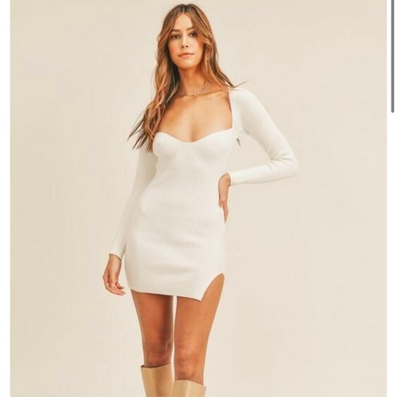 Boho pink Emma sweater dress - Picture 1 of 3